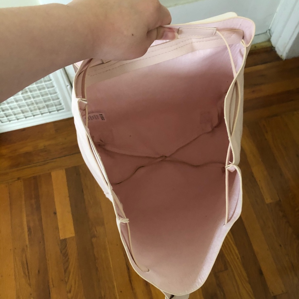 Light Pink Drawstring Backpack - image 2